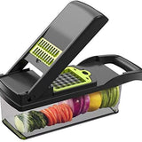 Triturador de Legumes Multifuncional 14 em 1 com Cesto