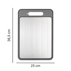 Tábua de Corte 3 em 1 com Descongelador e Amolador