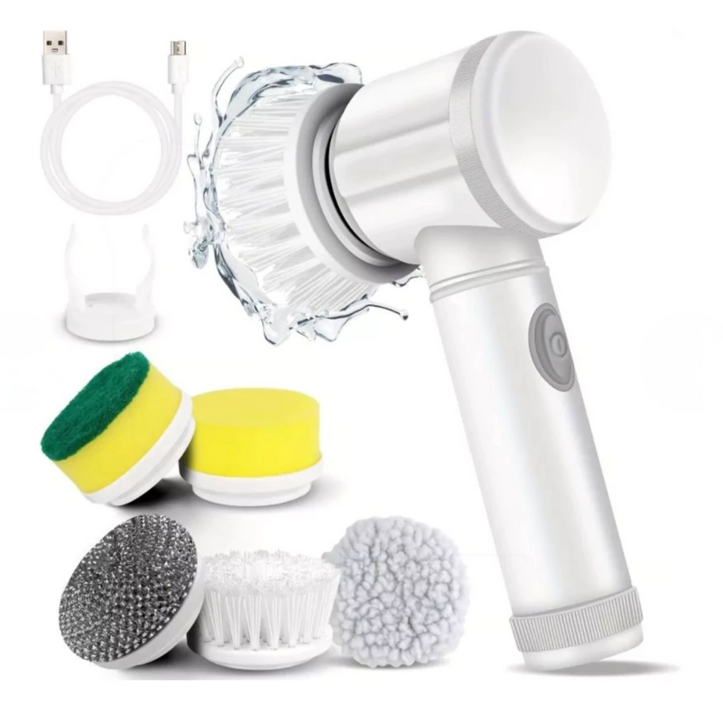 Escova Elétrica de Limpeza  5 em 1 - Multiclean - Leve 2 brindes!!!