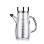 Galheteiro de Vidro 800ml com Bico Antivazamento Inox