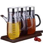 Galheteiro de Vidro 800ml com Bico Antivazamento Inox