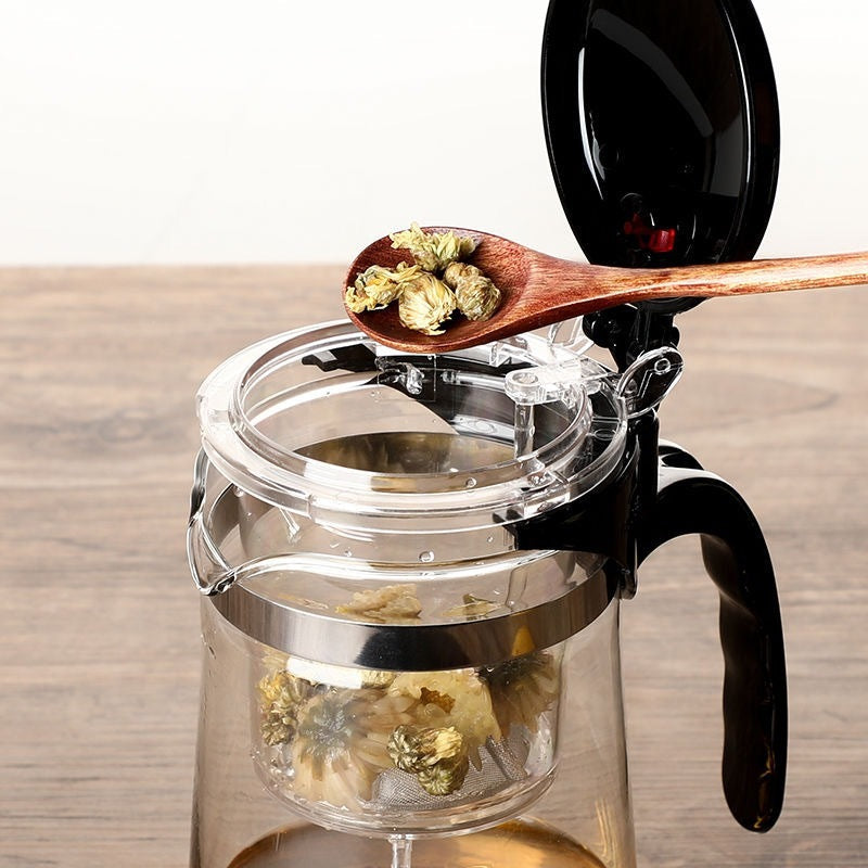 Bule de Vidro 600ml com Infusor | Chá Prático e Elegante