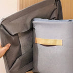 Kit 4 Organizadores Dobráveis p/ Roupas – Cinza ou Caqui