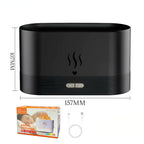 Difusor de Aromaterapia 2 em 1 FlameAroma – Umidificador com Efeito de Chama (200ml)